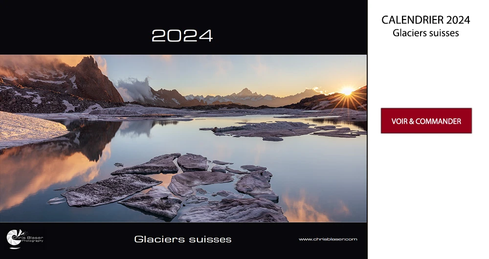 calendrier 2024 glaciers suisses